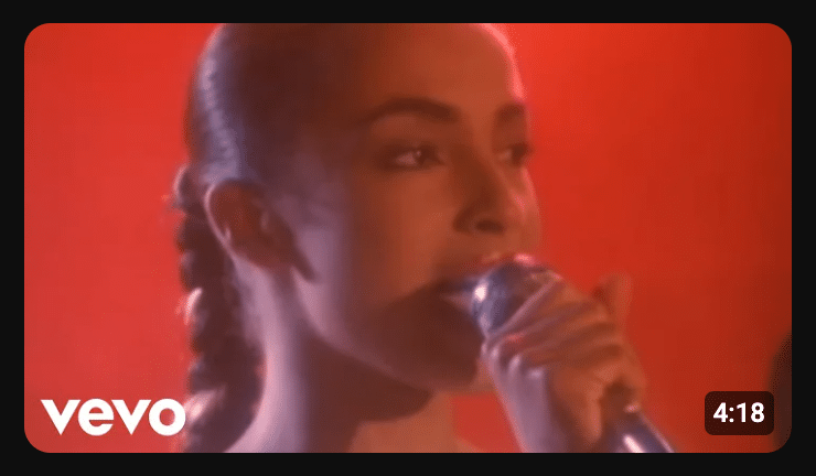 Sade performing 'Smooth Operator' - Youtube.